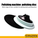 7-Inch Hook & Loop Polishing Disc | Sticky Backing Pad for Water-Grinding Discs Universal Polisher Accessory Black High-Adhesion Velcro Pad
